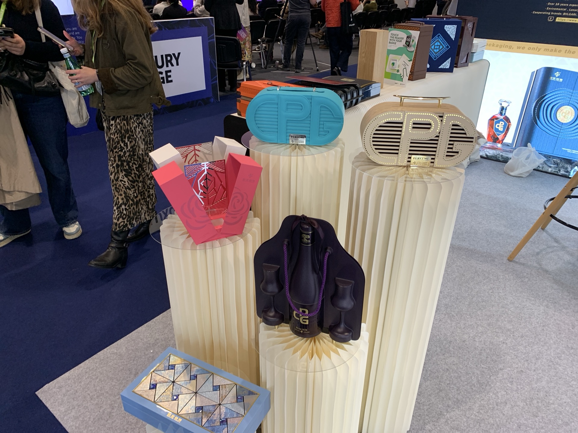 Leather Perfume Box Handbag