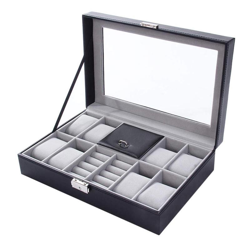 Wholesale Custom PU Leather Watch Jewelry Box