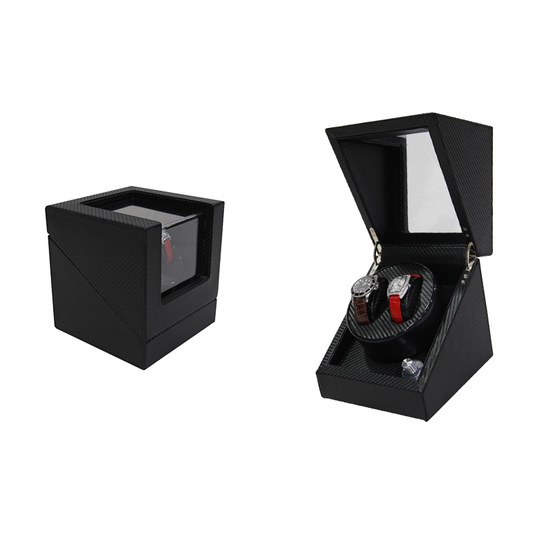 2+3 Automatic Motor Carbon Fiber Leather Watch Winder