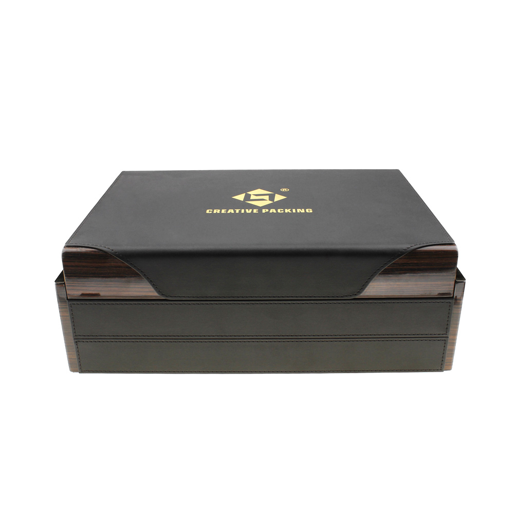 Custom Logo MDF Wooden Perfume Packaging Box
