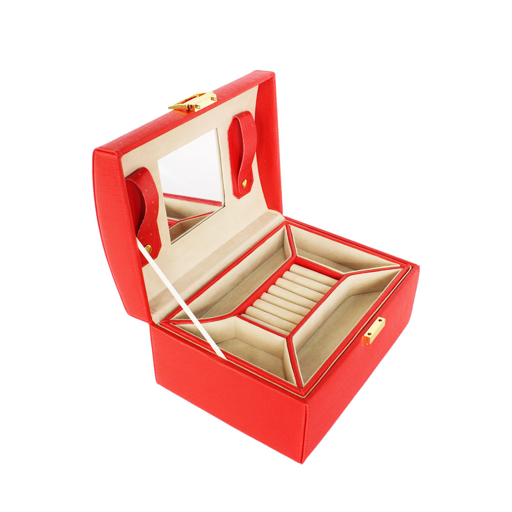Red Jewelry Gift Boxes With Logo Custom Jewelry Boxes For Lady