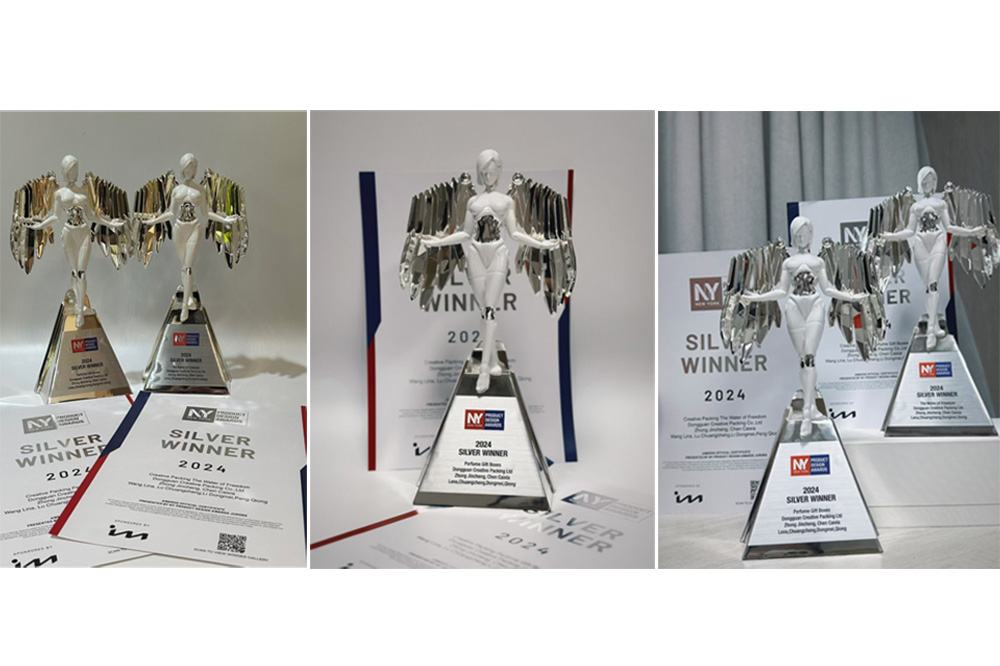 Dongguan Creative Packaging Co., Ltd. Wins 2024 New York Product Design Silver Award!