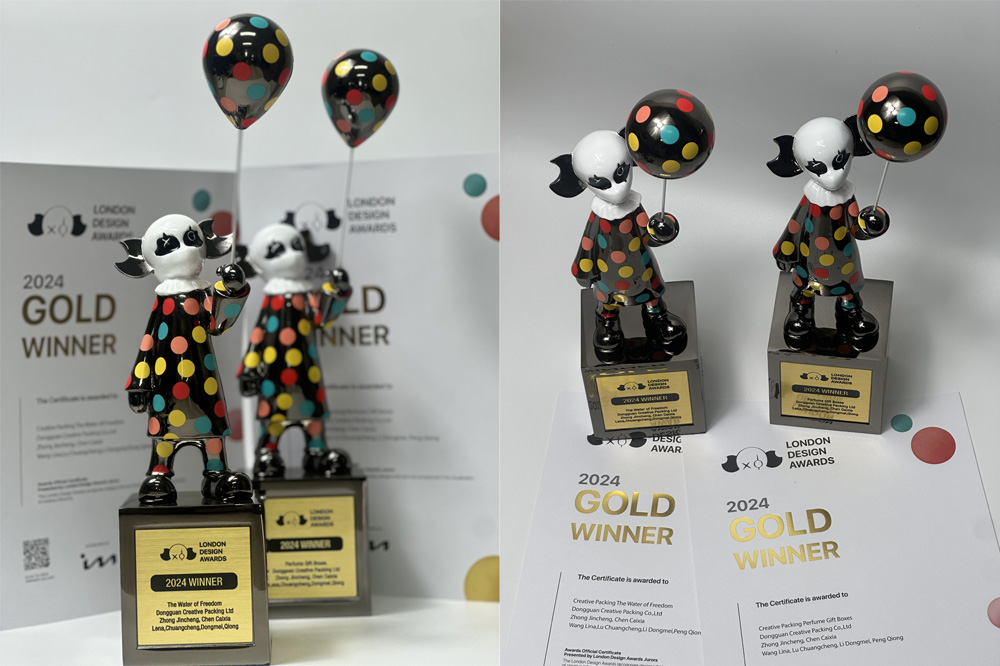 Creative Packaging Wins London Design Award Gold Medal for 2024!