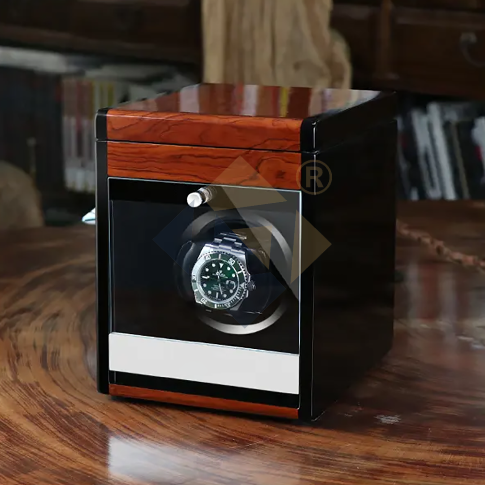 Single Rotating Watch Box Custom